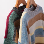 Ciaovie™ Pull Ras du Cou à Rayures Mode Automne pour Femmes - ciaovie
