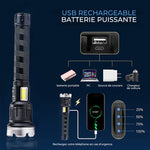 Lampe de poche à zoom à DEL