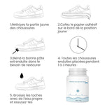 Chaussures Blanchissant Gel Nettoyant