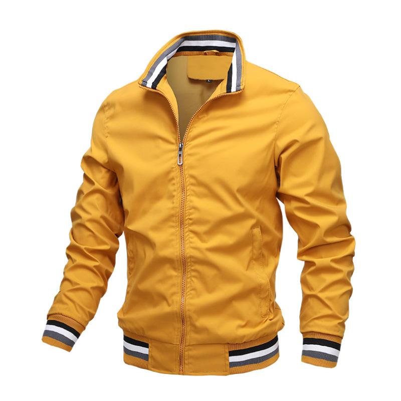 Veste Décontractée Pour Hommes De Couleur Unie