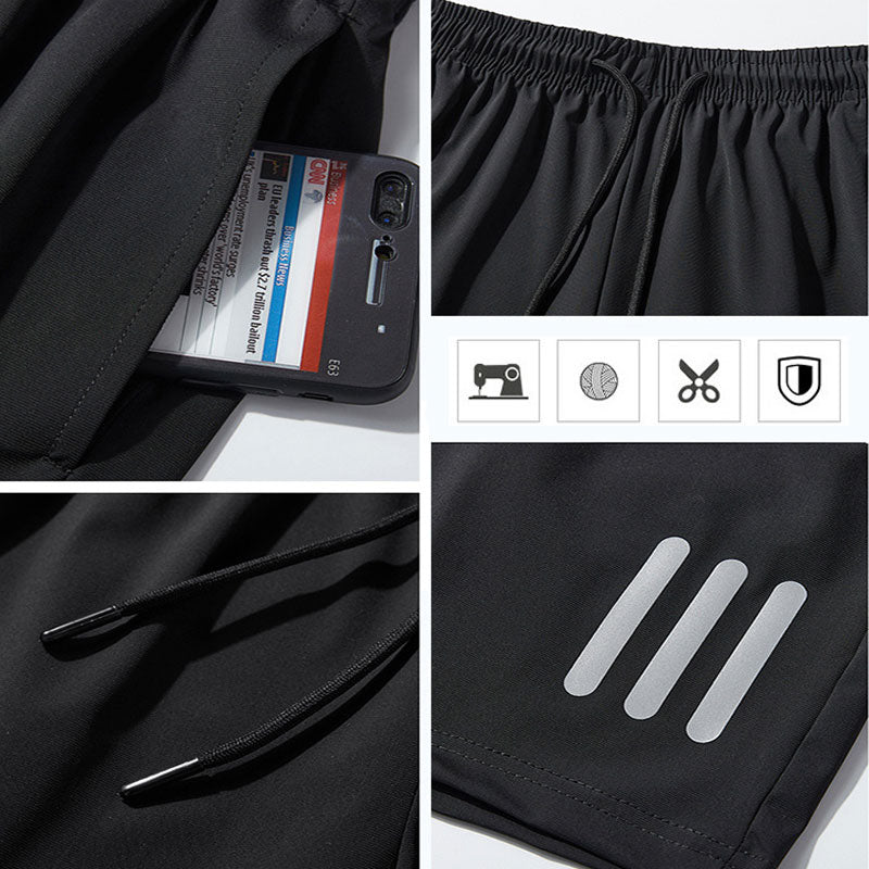 Short d'été en Soie de Glace pour Hommes - ciaovie
