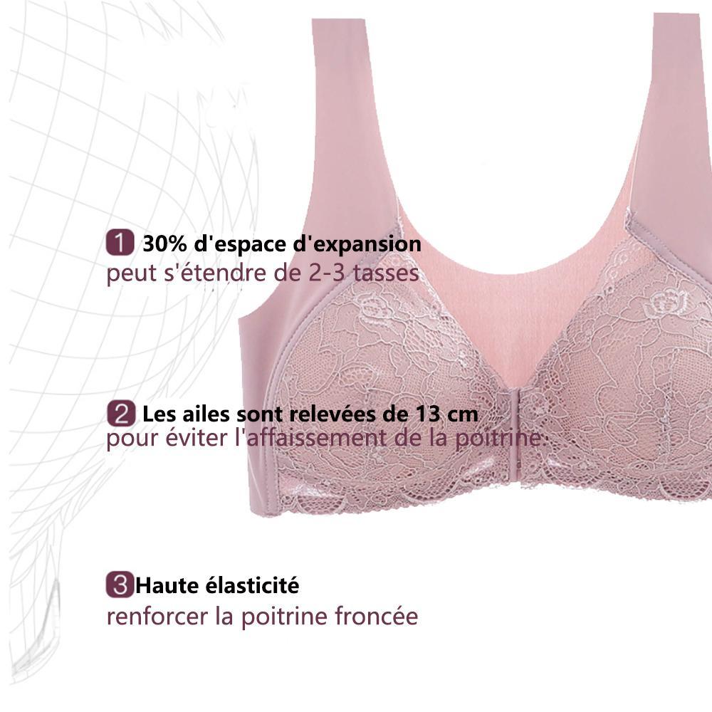 Ciaovie™ Soutien-Gorge Respirant Extra-Élastique Fermeture Frontale Sans Anneau en Acier - ciaovie