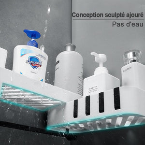 Ciaovie™ Étagère de Douche Rangement Salle de Bain Montage Réglable Sans Perçer - ciaovie