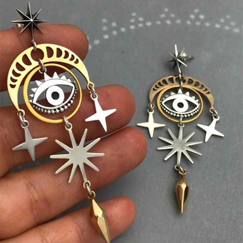 "L'oeil d'Horus"Boucles d'oreilles