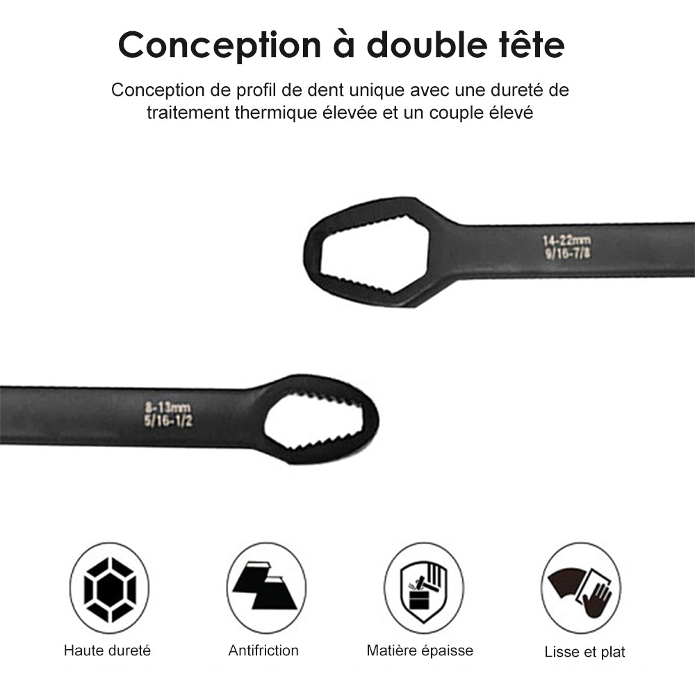 Clé Fermée à Double Extrémité Universelle