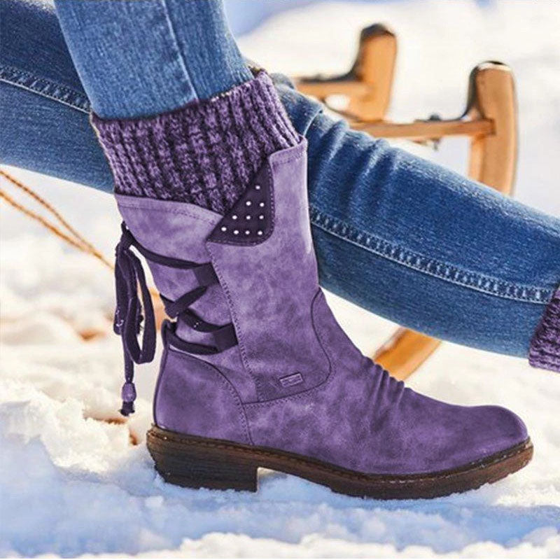 Ciaovie™ Bottes D'hiver à Lacets - ciaovie