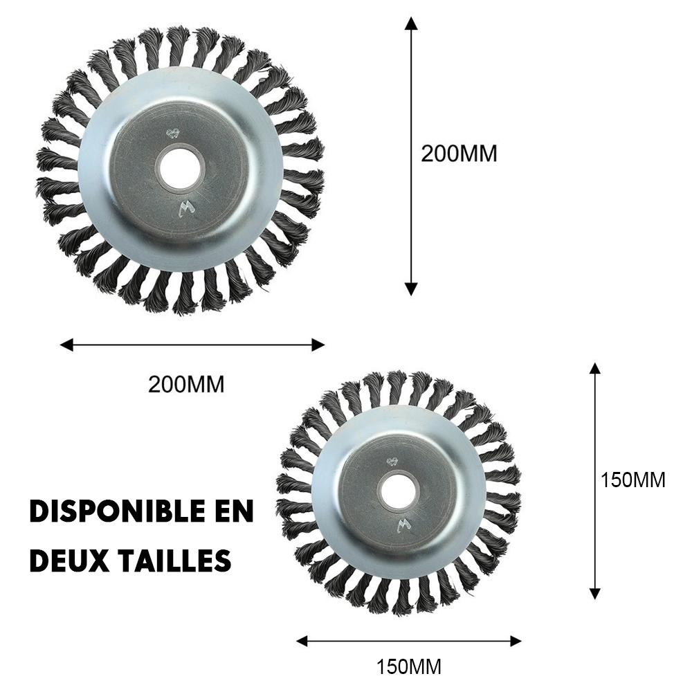 Ciaovie™ Brosse de Roue de Fil de Torsion Ronde - ciaovie
