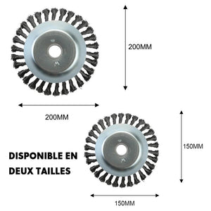 Ciaovie™ Brosse de Roue de Fil de Torsion Ronde - ciaovie
