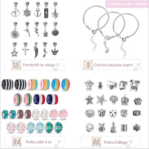 Kit de Fabrication de Bracelets Bricolage Facile