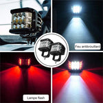 LED Projecteur Stroboscopique à Trois Côtés pour Voiture