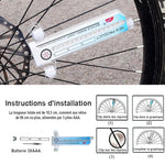 Lumières 3D LED à rayons de bicyclette