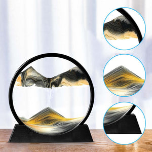Paysage 3D de Mer Profonde de Sablier