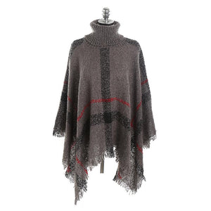Ciaovie™ Pull châle à Carreaux - ciaovie