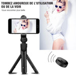 Ciaovie™ Selfie Trépied, Bluetooth Selfie Stick 3 en 1 - ciaovie