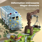 Nouvel Ensemble de Jouets de Piste de Camion d’Ingénierie Transformant les Dinosaures