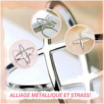 Ciaovie™ Anneau de Boucle D'écharpe Strass Incrusté - ciaovie