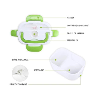 HEATBOXE - LUNCHBOX CHAUFFANT PREMIUM - ciaovie