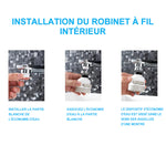 Tête de robinet ABS à 360 degrés - ciaovie