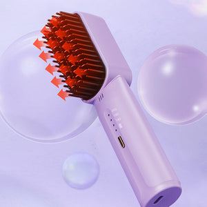 Mini peigne lisseur portatif sans fil