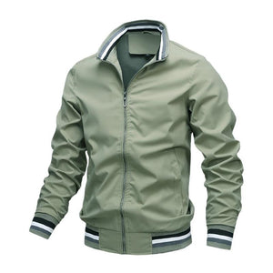 Veste Décontractée Pour Hommes De Couleur Unie