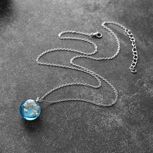 Collier Résine Nuages de Ciel