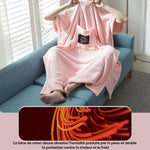 Peignoir pull en molleton de coton doux Girly