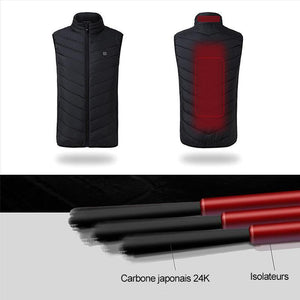 Hommes Chauffé Gilet Isolé Veste - ciaovie