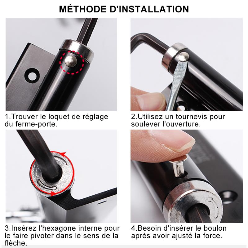 Charnière à fermeture automatique de porte - ciaovie