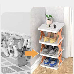 Organisateur de rangement pour étagère à chaussures multicouche