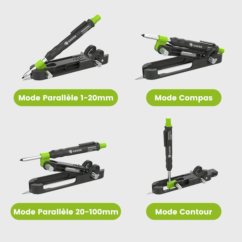 [PRÉVENTE] Saker Crayon de Construction Multifonctionnel
