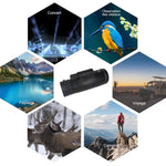 Télescope Monoculaire de Puissance Elevée 12X50 avec Adaptateur Smartphone et Trépied, Etanche et Anti-buée - ciaovie