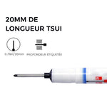 Marqueur Multi-usages pour Le Travail du Bois à Tête Longue