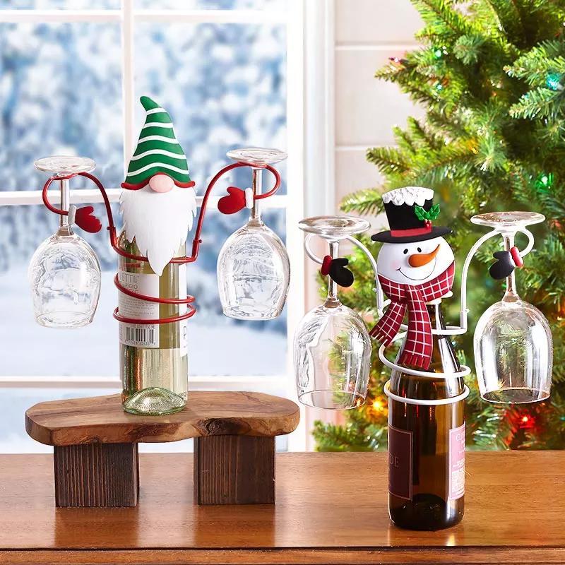 【🎅Vente anticipée de Noël - Économisez 50 %🎅】Porte-bouteilles & Verres à vin