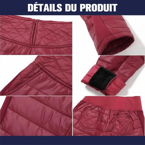 Pantalon femme taille haute en duvet - ciaovie