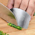 2 Protège-doigts En Acier Inoxydable Pour Cuisine - Protection Contre Les Coupures De Couteau Quand On Coupe Légumes Et Viande - 9
