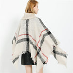 Ciaovie™ Pull châle à Carreaux - ciaovie
