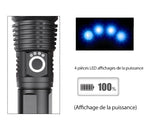 2023 Nouvel An Vente à Durée Limitée 🎉LED Lampe de Poche Laser Tactique Rechargeable 90000 Lumens Élevés-Achetez 2 Livraison VIP Gratuite