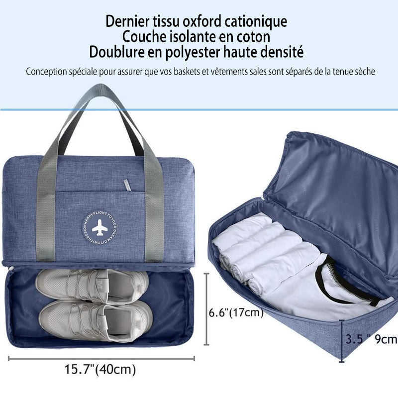 Sac de bain de voyage pliable imperméable à l'eau