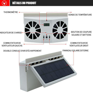 Ciaovie™ Ventilateur D'échappement Solaire De Voiture - ciaovie