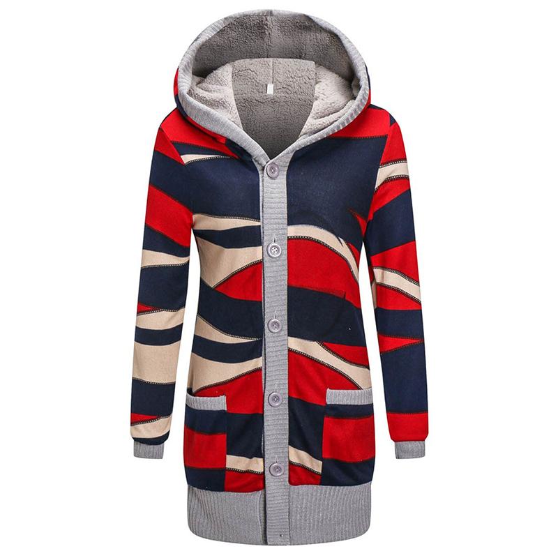 Ciaovie™ Hiver Cardigan Sweat Tricoté à Bouton à Capuche - ciaovie