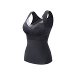 Sous-vêtement thermique à soutien-gorge intégré 2 en 1