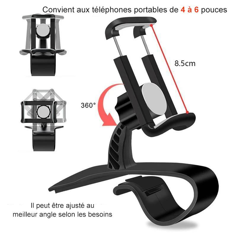 Support de Téléphone de Voiture à Rotation à 360 Degrés - ciaovie