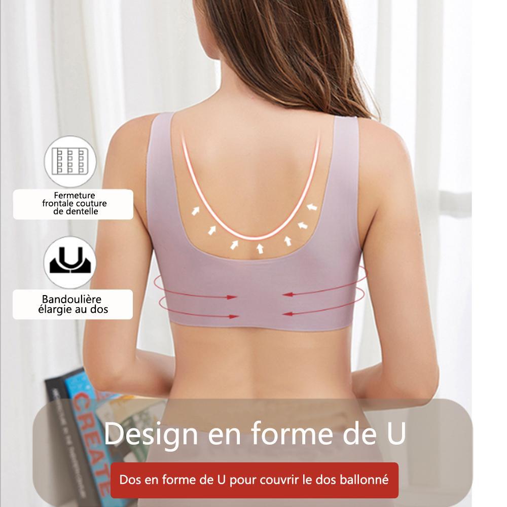 Ciaovie™ Soutien-Gorge Respirant Extra-Élastique Fermeture Frontale Sans Anneau en Acier - ciaovie
