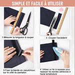 Bord Raccourci de Pantalon Auto-Adhésif