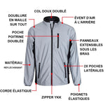Veste de Cyclisme Haute Visibilité Totalement Réfléchissante