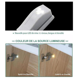 LED Lumière de Charnières pour Armoire (10 pièces) - ciaovie