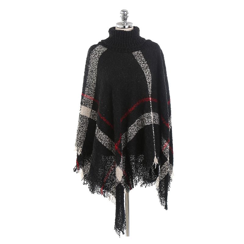 Ciaovie™ Pull châle à Carreaux - ciaovie