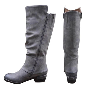 Bottes Aux Genoux Pour Femmes Bottes Punk - ciaovie