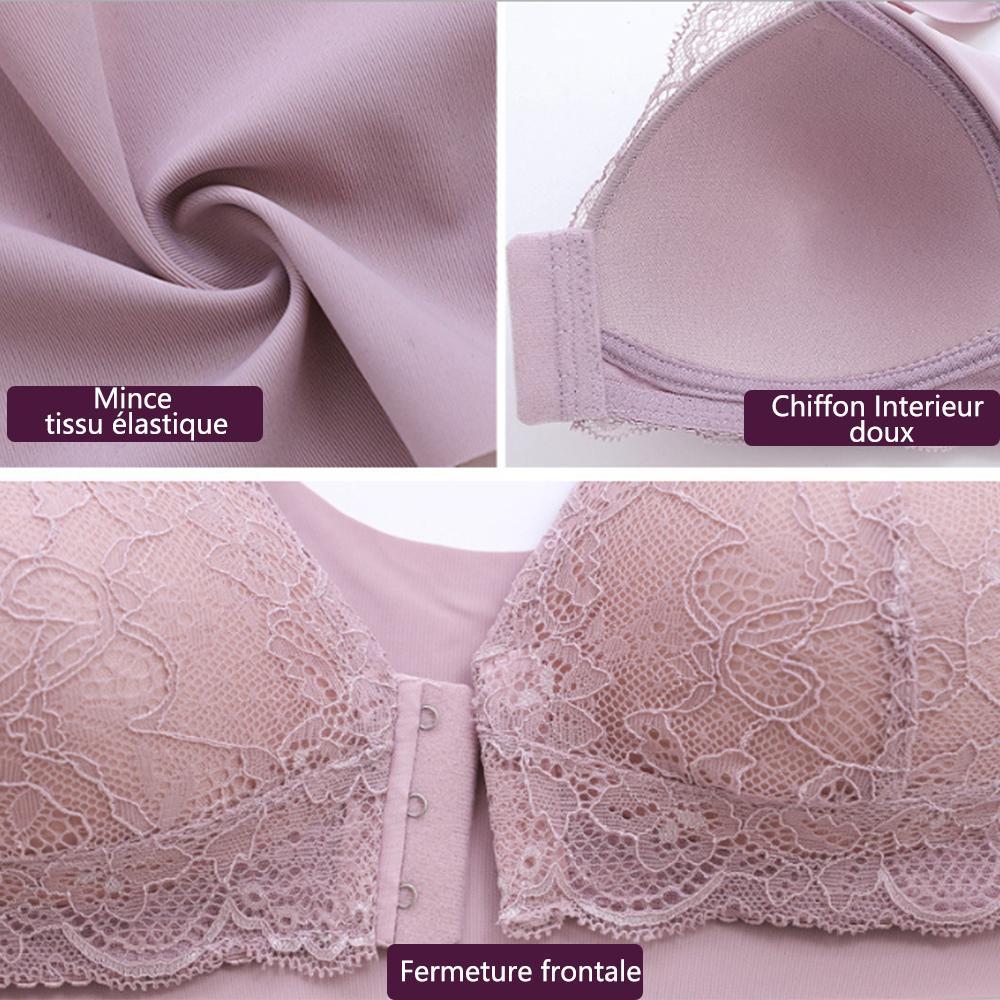 Ciaovie™ Soutien-Gorge Respirant Extra-Élastique Fermeture Frontale Sans Anneau en Acier - ciaovie