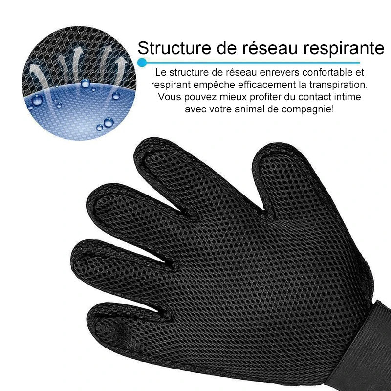 Gants de Nettoyage pour Animaux de Compagnie